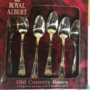 Old Country Rose Grapefruit Spoons